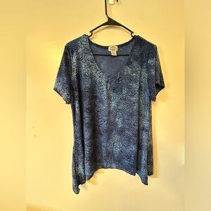 Sienna Grace short sleeve blouse